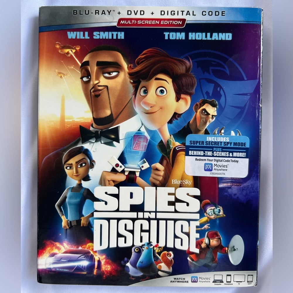 Spies in Disguise Blu Ray Movie